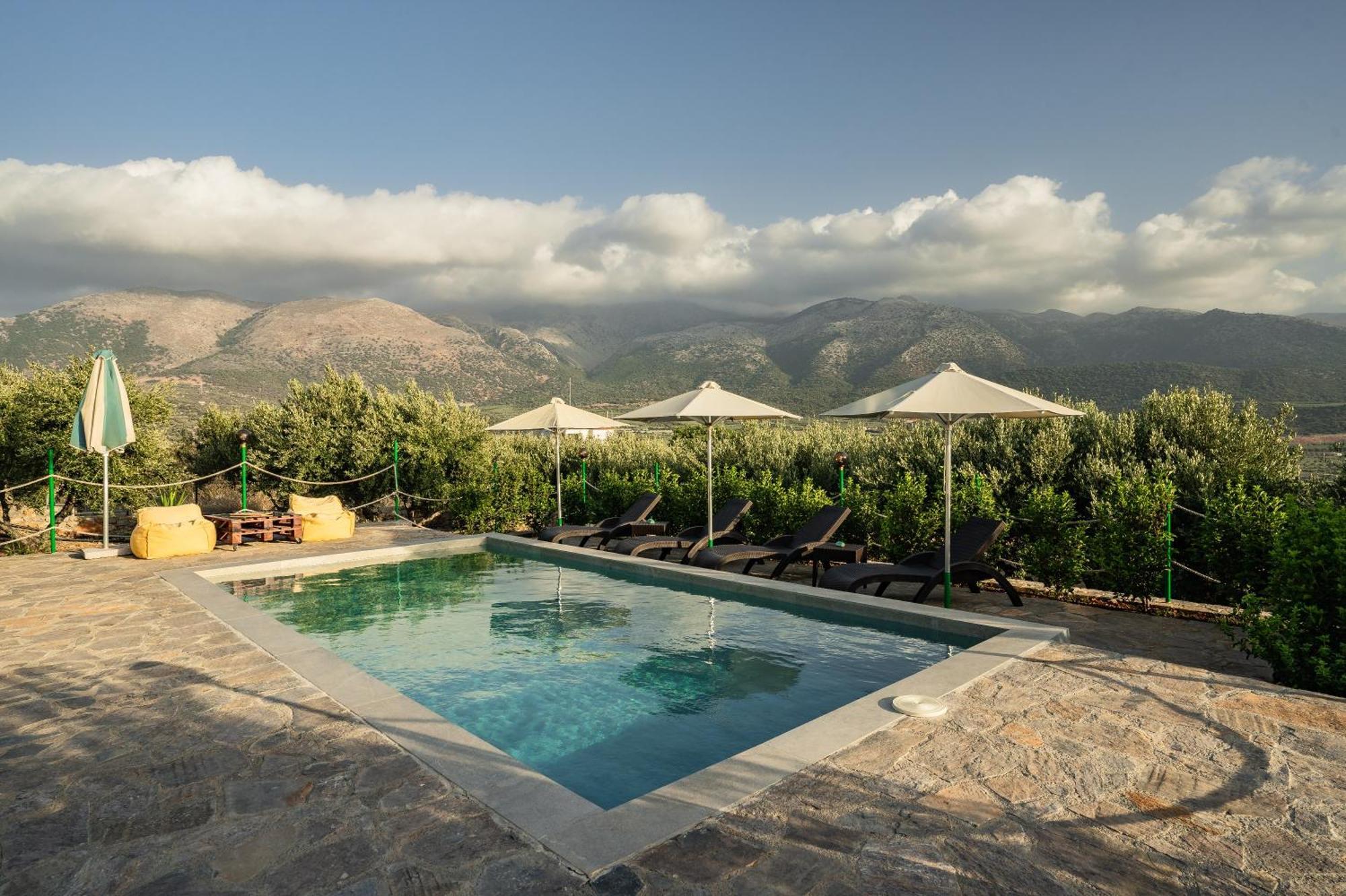 Villa Aktis With Freshwater Pool And Sea View Sissi  Ngoại thất bức ảnh
