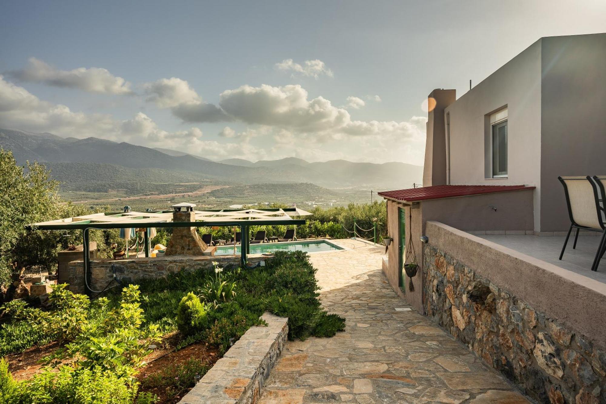 Villa Aktis With Freshwater Pool And Sea View Sissi  Ngoại thất bức ảnh