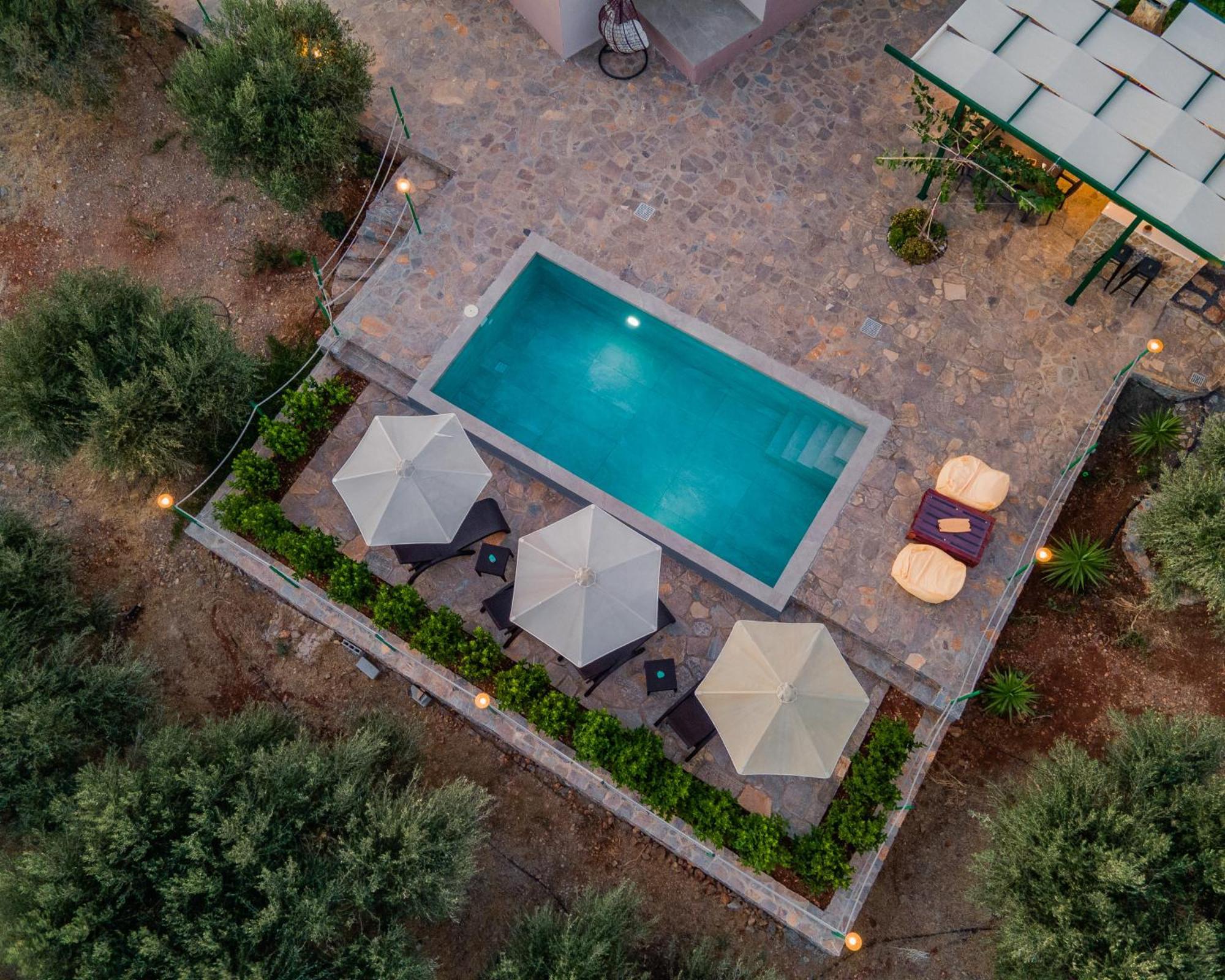 Villa Aktis With Freshwater Pool And Sea View Sissi  Ngoại thất bức ảnh