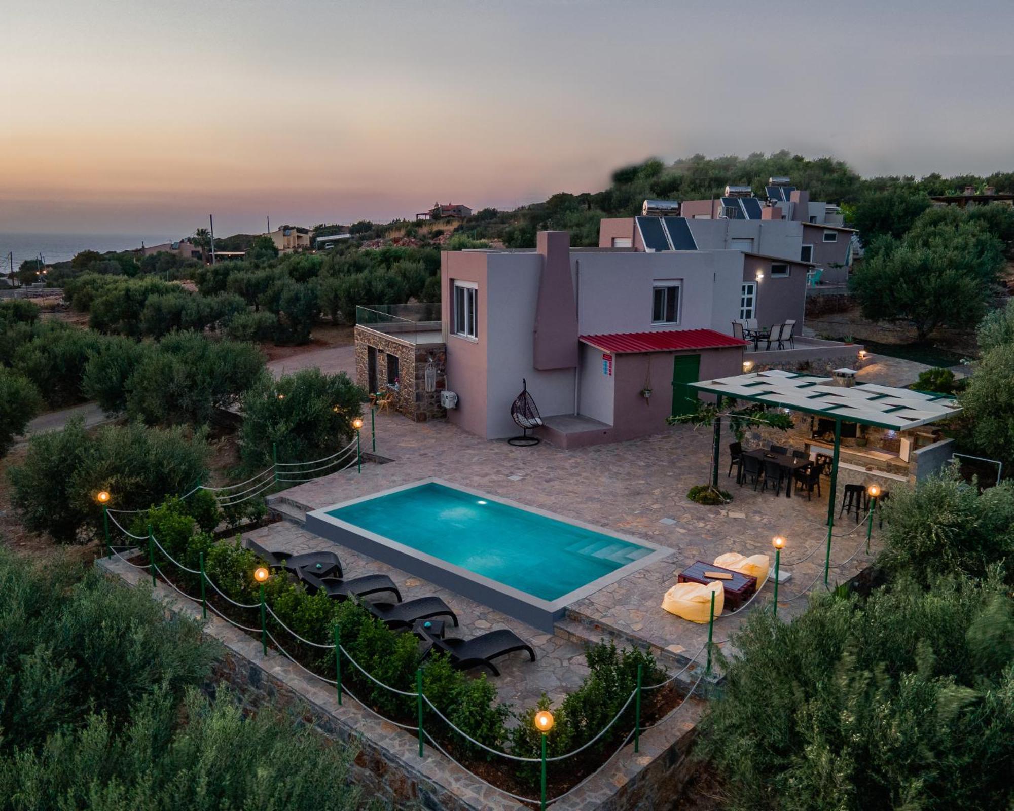Villa Aktis With Freshwater Pool And Sea View Sissi  Ngoại thất bức ảnh